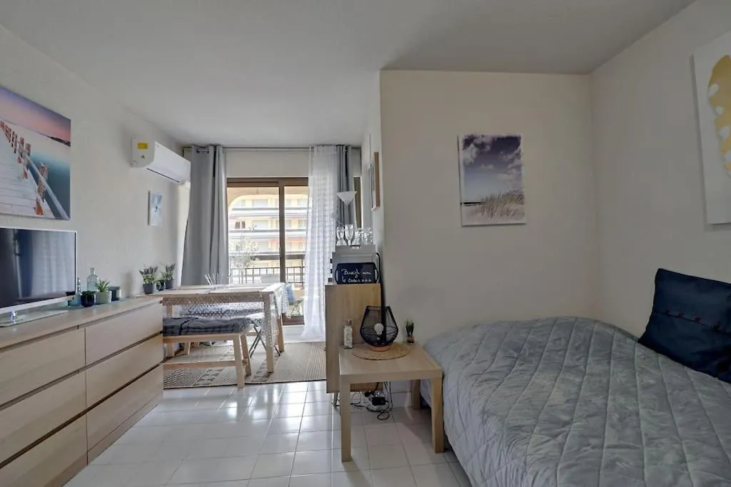 Frejus Plage Paradis T1 Cabine Clim Terrasse Wi-Fi 0*,