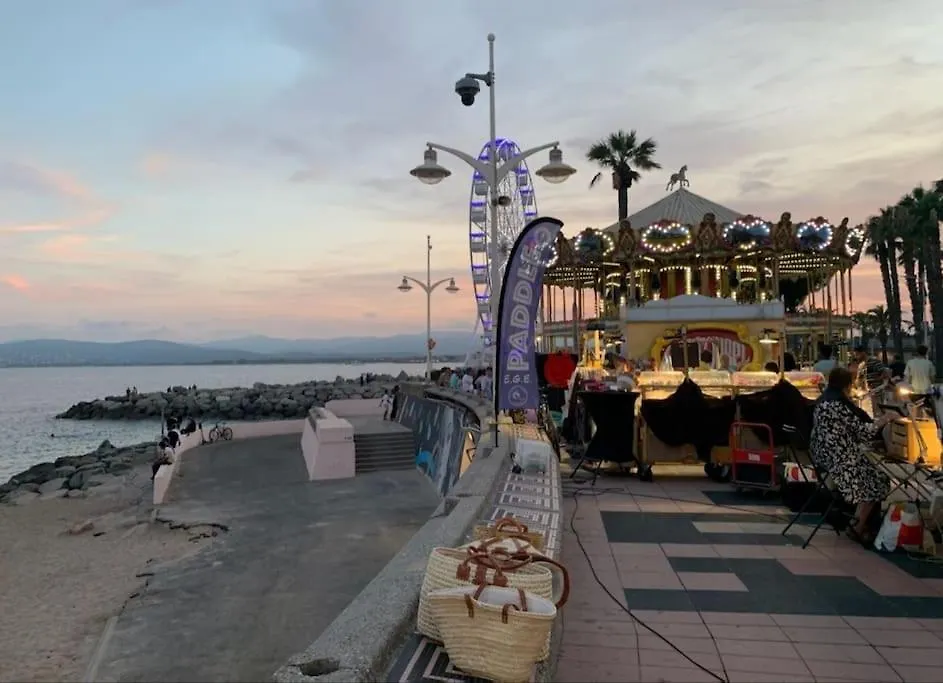 Frejus Plage Paradis T1 Cabine Clim Terrasse Wi-Fi Apartmán